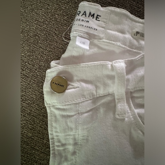 FRAME Le Skinny De Jeanne White Jeans - Picture 4 of 6
